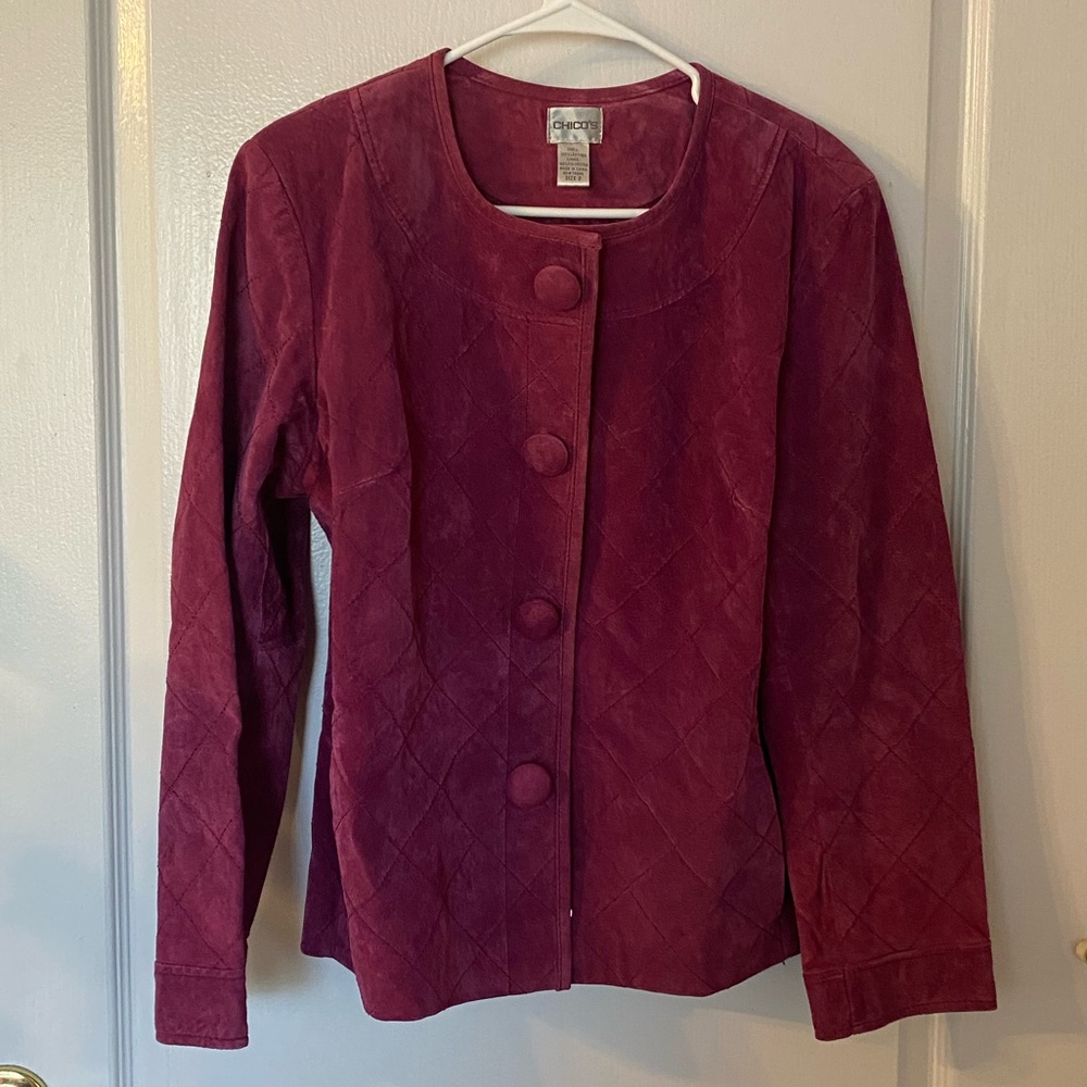 CHICOS LEATHER JACKET